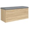 vidaXL Aufbewahrungsbank Sonoma-Eiche 102 x 42 x 45 cm Holzwerkstoff