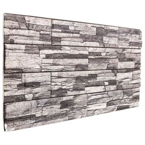 vidaXL Wandpaneele 10 stk. 100 x 50 cm Dunkelgrau und Hellgrau