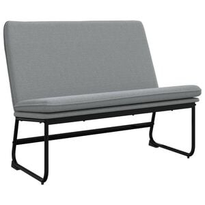 vidaXL Sitzbank Hellgrau 100x75x76 cm Stoff