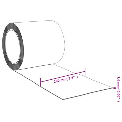 vidaXL Türvorhang Transparent 200x1,6 mm 10 m PVC