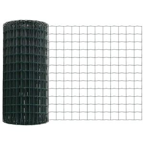 vidaXL Geschwei&szlig;ter Drahtzaun 10 x 0,8 m (B x H)
