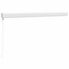 vidaXL Markise Einziehbar Creme 3,5x2,5 m Stoff und Aluminium