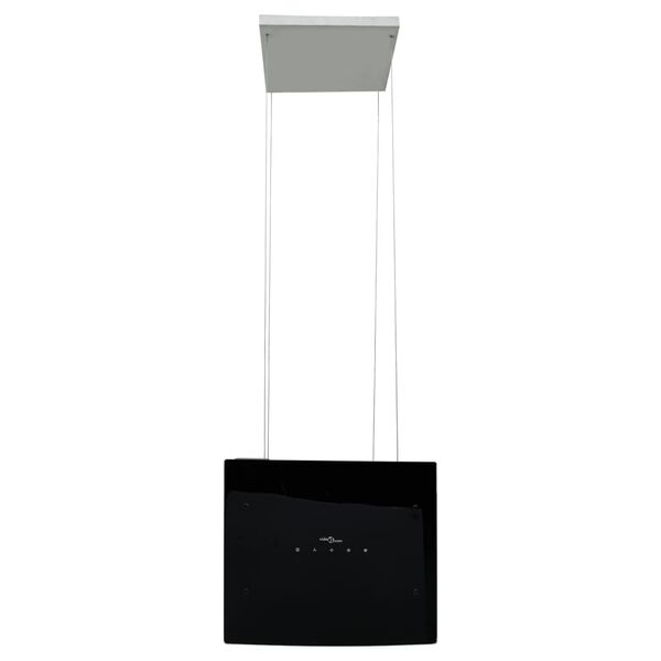 vidaXL Insel-Dunstabzugshaube mit Berührungssensor LCD Hartglas