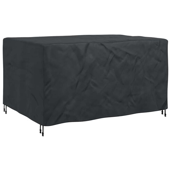 vidaXL Möbelbezug Uni Schwarz 180 x 140 x 90 cm 420D