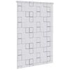 vidaXL Duschrollo 160x240 cm Quadratmuster