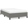vidaXL Bettgestell ohne Matratze Dunkelgrau 120x190 cm Stoff