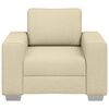 vidaXL Sofa Creme Gesamtabmessungen: 100 x 80 x 82 cm (B x T x H)