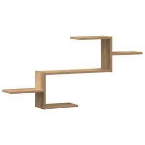 vidaXL Wandregal Artisan-Eiche 104x15x49 cm Holzwerkstoff