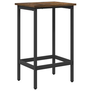 vidaXL Barhocker Ger&auml;ucherte Eiche 40 x 32 x 64 cm Holzwerkstoff