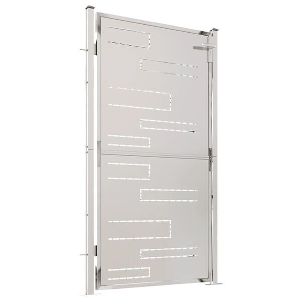 vidaXL Gartentor 100 x 175 cm Edelstahl