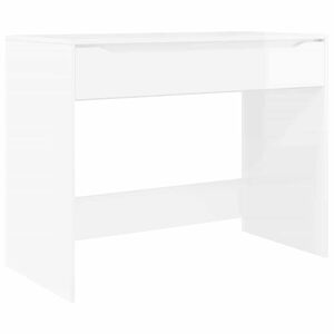 vidaXL Schreibtisch Hochglanz Wei&szlig; 100 x 50 x 78 cm Holzwerkstoff