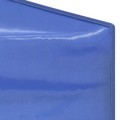 vidaXL Partyzelt Faltbar mit Seitenwänden Blau 3x6 m