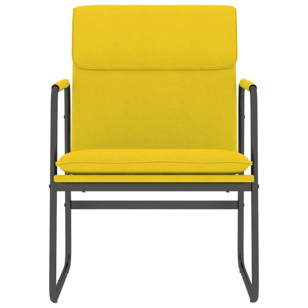 vidaXL Loungesessel Hellgelb 55x64x80 cm Stoff