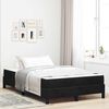 vidaXL Boxspringbett mit Matratze Schwarz 120 x 190 cm Stoff
