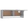 vidaXL Kleiderschrank Betongrau 100x32,5x35 cm Holzwerkstoff