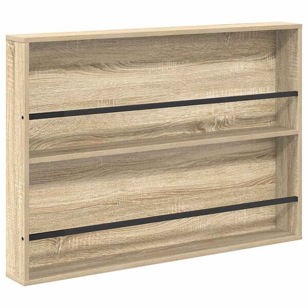 vidaXL Magazinregal Sonoma-Eiche 100 x 12 x 70 cm Holzwerkstoff