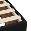 vidaXL Boxspringbett mit Matratze Schwarz 200x200 cm Samt