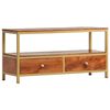 vidaXL Sideboard 90 x 30 x 45 cm Massivholz Akazie