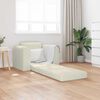vidaXL Schlafsofa Creme 98 x 71 x 83 cm Samt