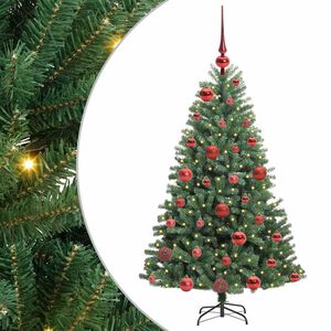 vidaXL K&uuml;nstlicher klappbarer Weihnachtsbaum mit 150 LEDs Gr&uuml;n 120 cm