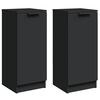 vidaXL Sideboards 2 Stk. Schwarz 30x30x70 cm Holzwerkstoff