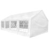 vidaXL Pavillon Wei&szlig; 8 x 4 m