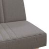 vidaXL Schlafsofa Taupe Stoff