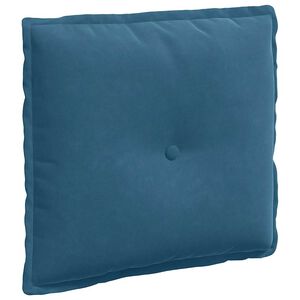 vidaXL R&uuml;cken Kissen Blau 50 x 45 cm Cordstoff