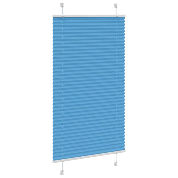 vidaXL Plissee Blau 70x150 cm Stoffbreite 69,4 cm Polyester