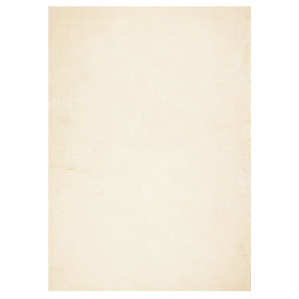 vidaXL Teppich HUARTE Kurzflor Weich und Waschbar Creme 240x340 cm