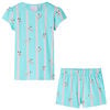 Kinderpyjama mit Kurzen &Auml;rmeln Ecru 116