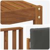 vidaXL Outdoor-Sofagarnitur mit Kissen 5 pcs Natur und Anthrazit