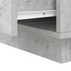 vidaXL Nachttisch Beton Grau 39 x 34,5 x 50 cm Holzwerkstoff