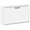 vidaXL Wandmontierter Schuhschrank UTRECHT 71 x 17 x 43 cm Wei&szlig;