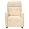 vidaXL Massagesessel Elektrisch Creme Stoff
