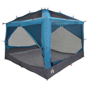 vidaXL Innertelt 7-Personen 7 Personen Blau und Grau