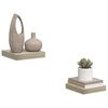 vidaXL Schwebende Wandregale 2 Stk. Eichefarben 23x23,5x3,8cm MDF