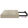 vidaXL Schwebende Wandregale 4 Stk. Eichefarben 40x23x3,8cm MDF