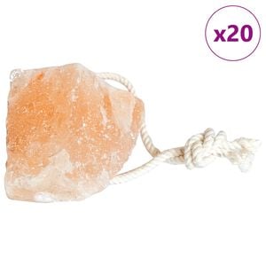 vidaXL Salzlecksteine Rosa Steinsalz