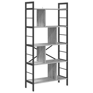 vidaXL B&uuml;cherregal 9 Ebenen 75 x 30 x 156 cm Holzwerkstoff