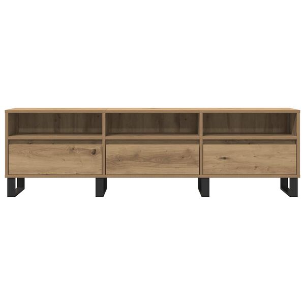 vidaXL TV-Schrank Artisan-Eiche 150x30x44,5 cm Holzwerkstoff