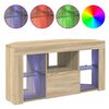 vidaXL Eck-LED-TV-Schrank Sonoma-Eiche 100 x 40 x 50 cm Holzwerkstoff