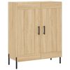 vidaXL Highboard Sonoma-Eiche 69,5x34x180 cm Holzwerkstoff