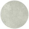 vidaXL Innen- und Au&szlig;enteppich PALMERAS Gr&uuml;n &Oslash; 200 CM Polyester