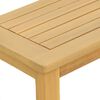 vidaXL Gartenkonsole Tisch Helles Akazienholz 80 x 35 x 75 cm
