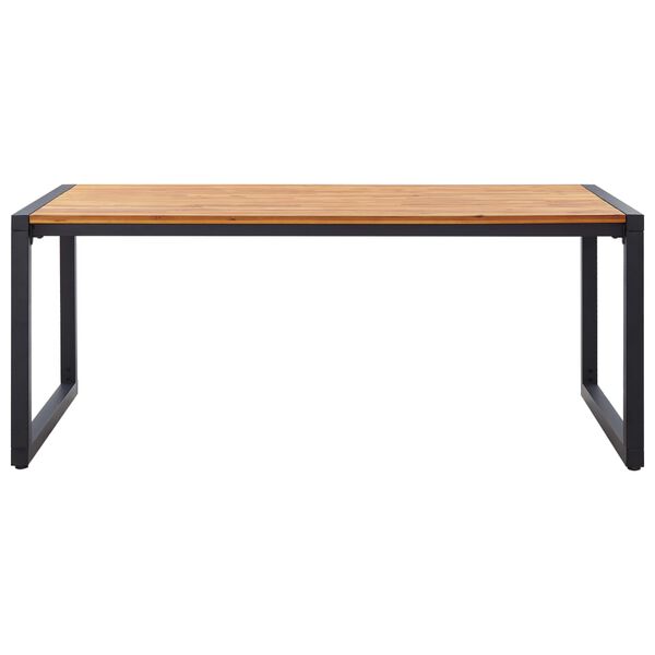 vidaXL 7-tlg. Garten-Essgruppe Hellgrau