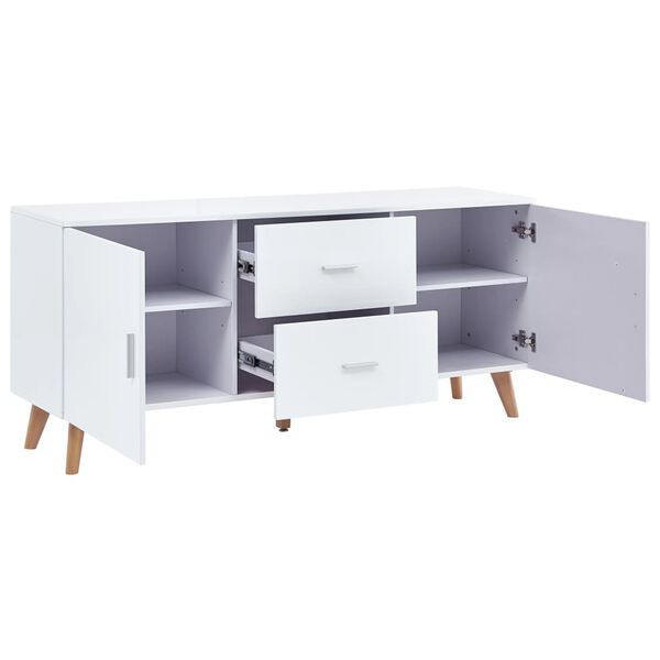vidaXL Sideboard Wei&szlig; 160&times;40&times;70 cm MDF