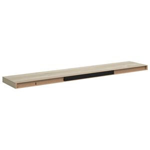 vidaXL Schweberegale 4 Stk. Eichen-Optik 120x23,5x3,8 cm MDF