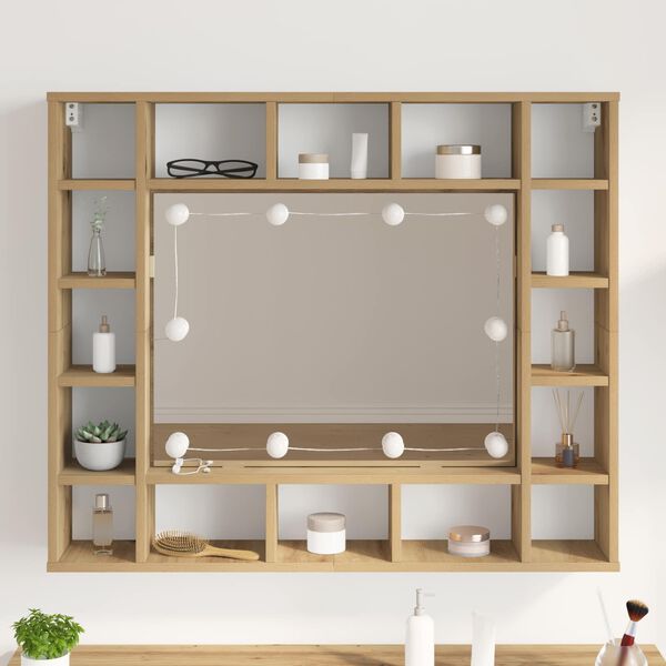 vidaXL Spiegelleuchten 12 pcs Wei&szlig; 4,5 x 4,5 x 4,8 cm Kunststoff