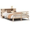 vidaXL Massivholzbett mit Regal ohne Matratze 150x200 cm Kiefer